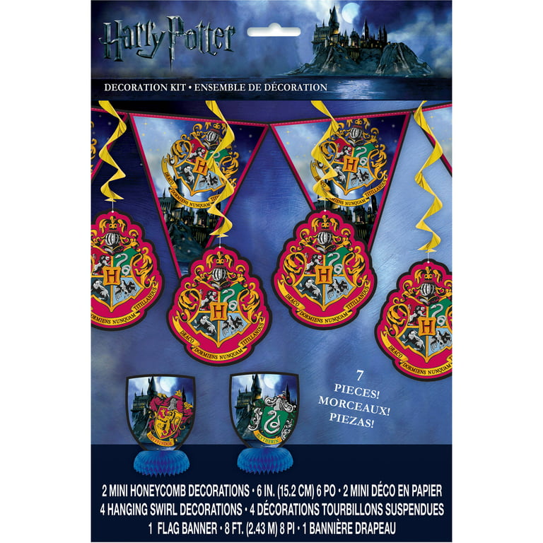 Unique Industries Harry Potter Party Decorating Kit, 7pcs