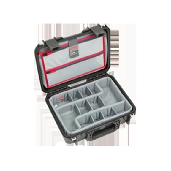 SKB Cases iSeries Protective Case With Padded Dividers And Lid Divider, 14"H x 9-1/2"W x 4-1/2"D