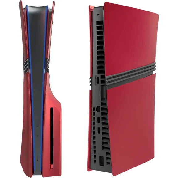 FacePlates for PS5 Pro Disc Edition Cover Plate for PS5 Pro Premium ABS Replacement Plates Anti-Scratch Dustproof Protective Shell Case for PlayStation 5 Pro Disc Version