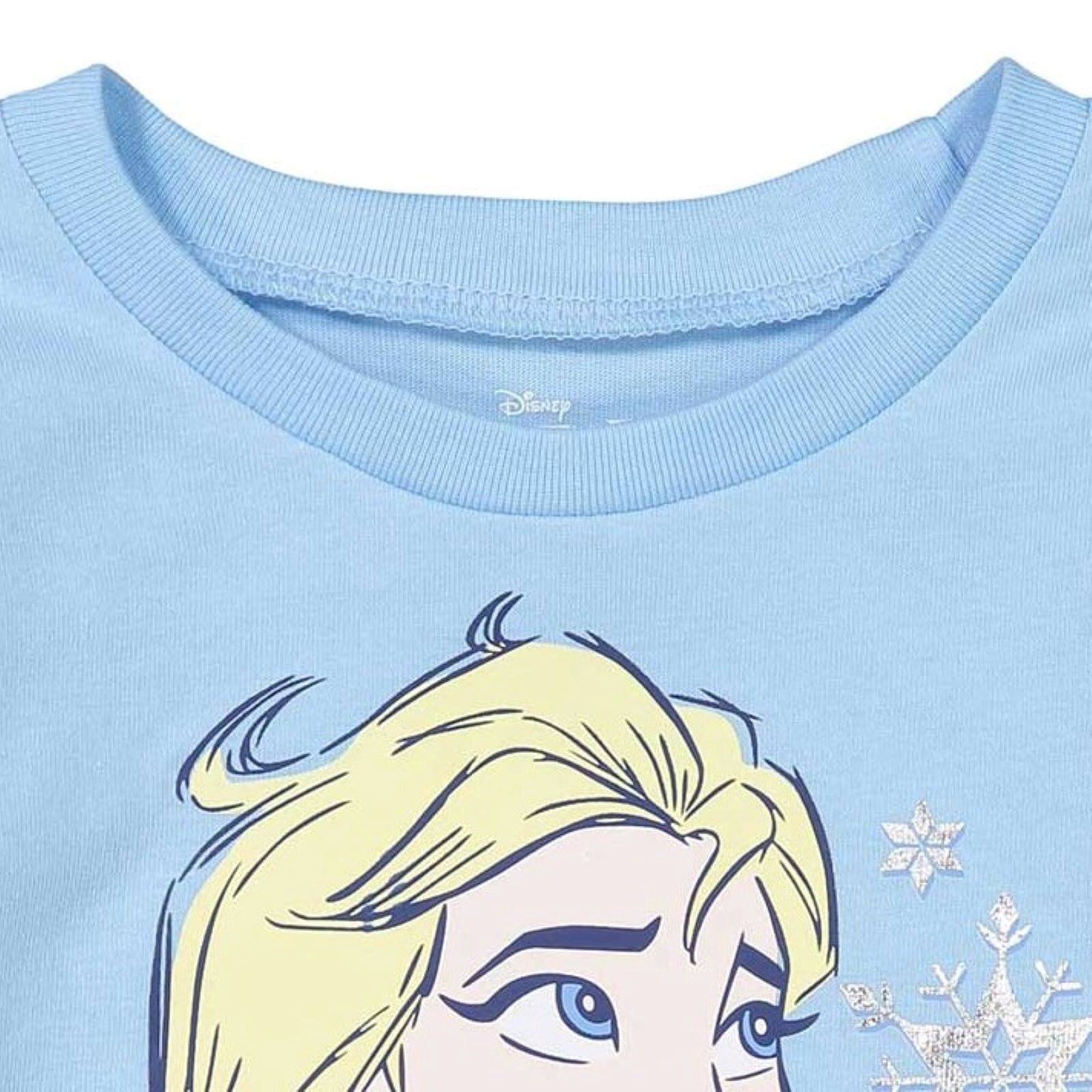 Disney Frozen Elsa Toddler Girls Long Sleeve Graphic T-Shirt & Leggings Light Blue 2T