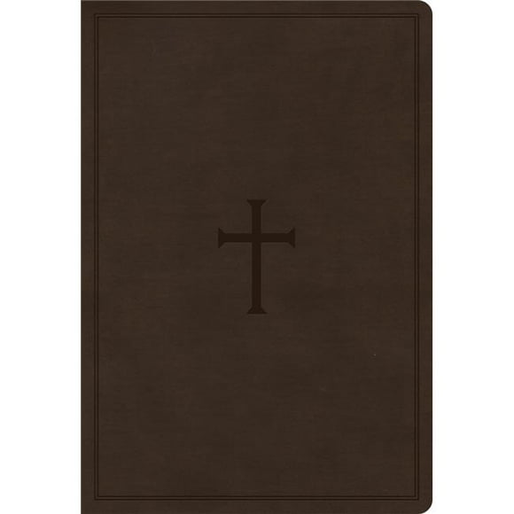 CSB Super Géant Bible de Référence, Édition Valeur - Marron LeatherTouch