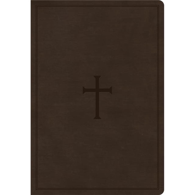 CSB Super Giant Print Reference Bible, Value Edition - Brown LeatherTouch