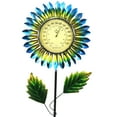 thumbnail image 3 of Home & Garden Blue Daisy Thermometer Stake Fanheit Celsius Temperature 12710, 3 of 3