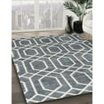 thumbnail image 3 of Ahgly Company Machine Washable Indoor Square Contemporary Silver Gray Area Rugs, 4' Square, 3 of 7