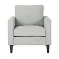 thumbnail image 5 of LumiSource Black Wood, Grey Fabric Wendy Arm Chair, 5 of 7