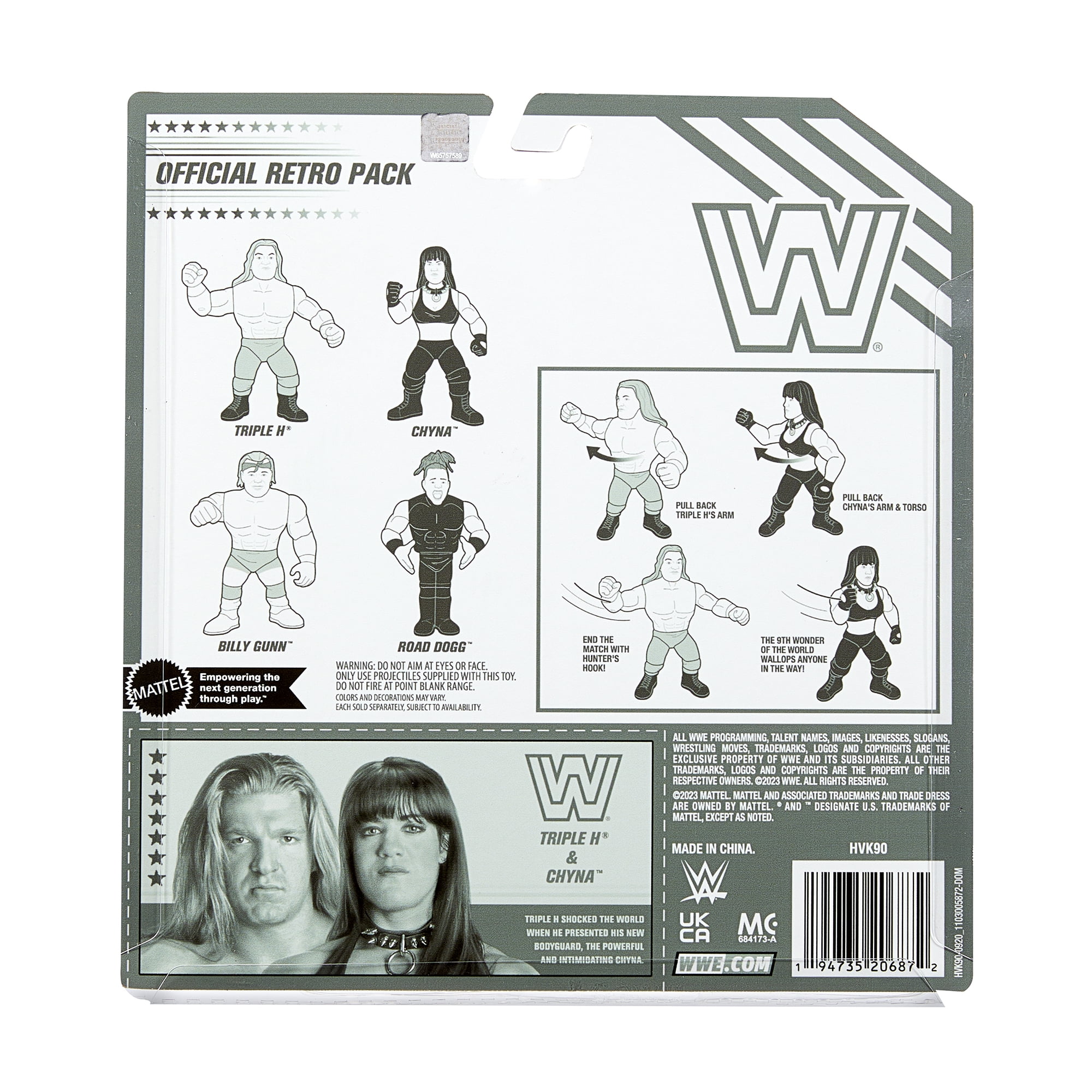 Triple H & Chyna - WWE Retro 2-Pack Ringside Exclusive