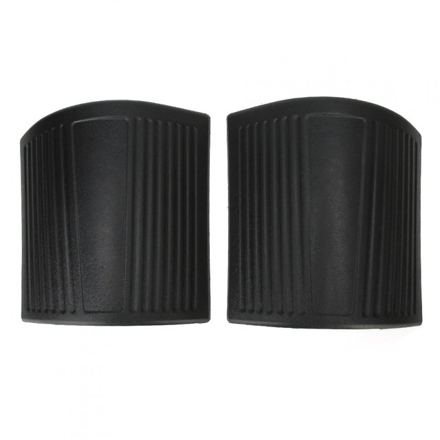 2 piezas de cubiertas de ángulo de capó Accesorios de envoltura de pilar A Apto para Jeep Wrangler 2007-2016