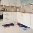 thumbnail image 5 of Yiaed Colorful Cloud Sleeping Cat Kitchen Rugs Sets of 2 Kitchen Mats Cushioned Anti Fatigue Kitchen Rug Tapetes Para Cocina for Sink,Laundry Room, 5 of 6