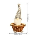 thumbnail image 3 of Costeam Christmas Candy Bowl Gnome Storage Basket Winter Candy Dish Woven Holder Servers for Christmas Holiday Table Desk Party Gift Decoration Home, 3 of 6