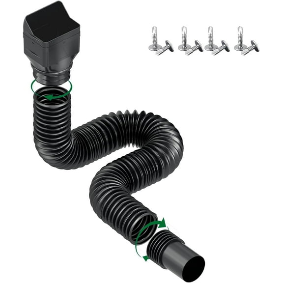 Rain Gutter Downspout Extensions