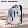 thumbnail image 7 of DISNIMO Sea Turtle Printed Girls Backpack Butterfly Flower Print School Backpack for Kids Teens Girls Lightweight 17 Inch Bookbag with Padded Strap for Primary Middle Students, Back to School Gifts, 7 of 7