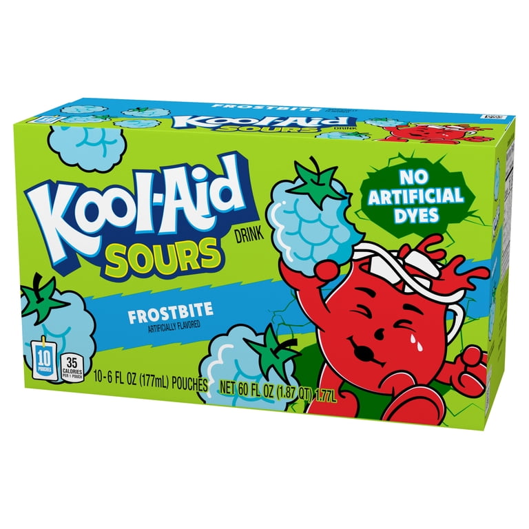 Kool-Aid Sours Frostbite Artificially Flavored Drink, 10 Count Box