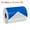 Blue-white, variant on Uxcell Reflective Tape, Self-Adhesive Trailer Reflector Tape Waterproof Warning Sticker Green-white 4 Inch x 16 Feet