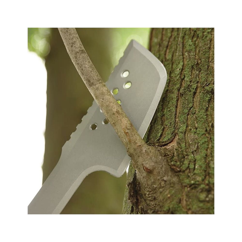 Fiskars Machete Axe - 18" Curved Blade with Nylon Sheath, Orange/Black, 1 Count