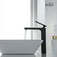 thumbnail image 3 of Kibi Infinity Single Handle Bathroom Vessel Sink Faucet with Pop Up Drain, 3 of 5