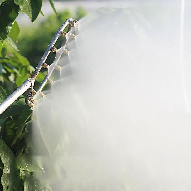 Rociador de agua Sistema de rociadores de patio Boquilla de rociador Rociadores de agua Rociador de jardín para invernadero Césped Lavado 15 boquillas Macarena aspersor de césped