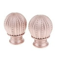 thumbnail image 1 of 1 Par De Cortinas Retro Decorativos De Varillas De Poste Extremos Cabezas Se A Varillas De 28 Mm B perfecl Finials de cortina, 1 of 8
