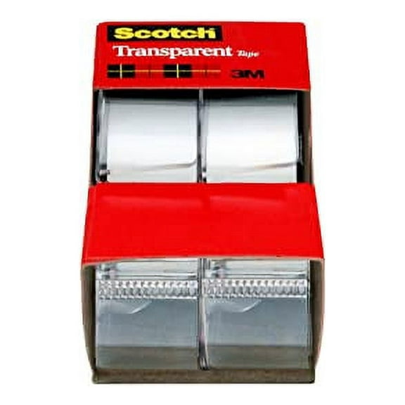 Scotch Transparent Tape, 2 Rolls, 3/4 in x 250 in (2157SS)