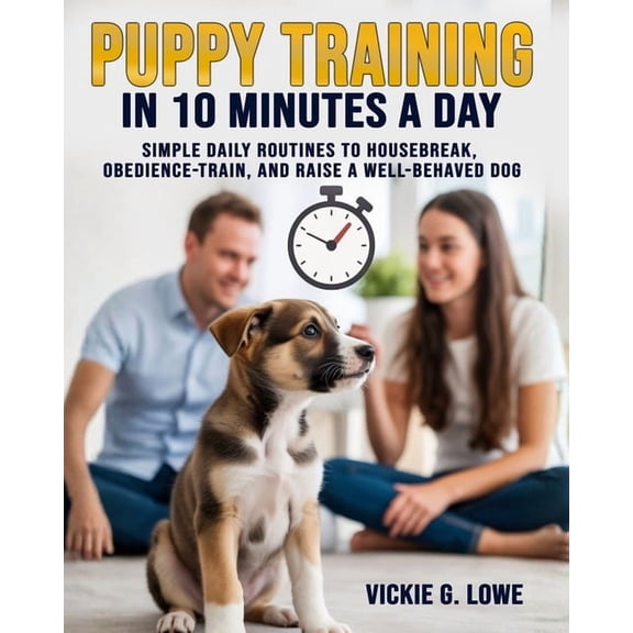 Puppy Training in 10 Minutes a Day: Simple Daily Routines to Housebreak, Obedience-Train, and Raise a Well-Behaved Dog, (Paperback)