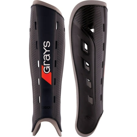 Grays Adult G600 Field Hockey Shin Guards Black S