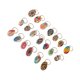 thumbnail image 4 of Anillo de rastas de concha BuyWeek 20 piezas Clip para trenza de cabello, 4 of 14
