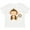 AA-White, variant on Happy Monkey Boys or Girls Toddler T-Shirt