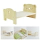 thumbnail image 4 of Muebles Miniatura 1:6 Decoración Cama de Madera para Muñecas Juguetes de Simulación Dormitorio Casas de Muñecas Accesorios de Durmiente Yotijar muebles de casa de muñecas, 4 of 10