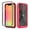 Pink, variant on SaniMore for iPhone 14 Plus Two-Layer Structure Transparent Case, Rugged Clear PC Back & TPU Bumper [Not Yellowing Technology] Full Body Protective Case for iPhone 14 Plus, Red
