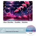 thumbnail image 2 of Flamingo Polyester Non-Slip Machine Washable Bath Rug Outdoor Carpet Bath Rugs, 2 of 6