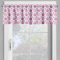 thumbnail image 4 of Ambesonne Owls Valance & Curtain, Sleeping Birds Moon Stars, 55"x30", Pink Lavender, 4 of 6
