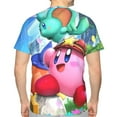 thumbnail image 2 of Unisex Kirby 3d Graphic Print Shirts For Mens Womens Casual Short Sleeve Tee Shirts Top, 2 of 7