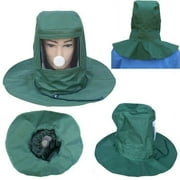 Sand Blasting Hood Cap Anti Wind / Sandblaster Tools Dust Protective Face Shield