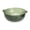 Green, variant on Two-Layer Fruit Plate 11.4in Plastic Snack Tray with Water Filter