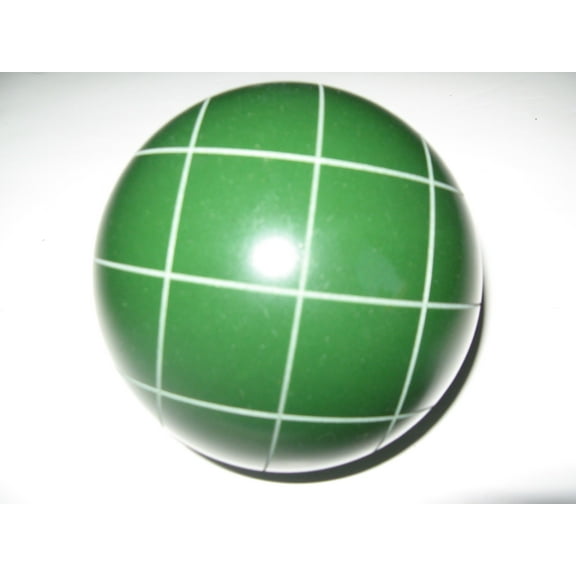 EPCO Replacement Bocce Ball with Criss Crossed Stripes - Single Green 110mm