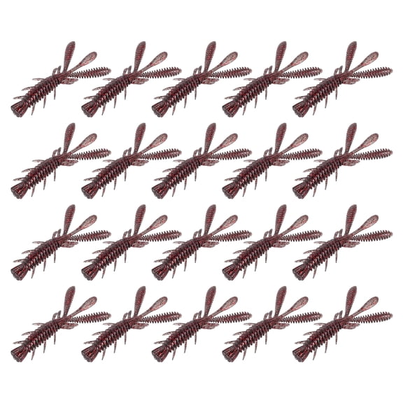 20PCS Soft Crawfishes Lures Plastic Fishing Craw Baits Artificial Fishing Lures Baits Swimbait for Outdoor Fishing