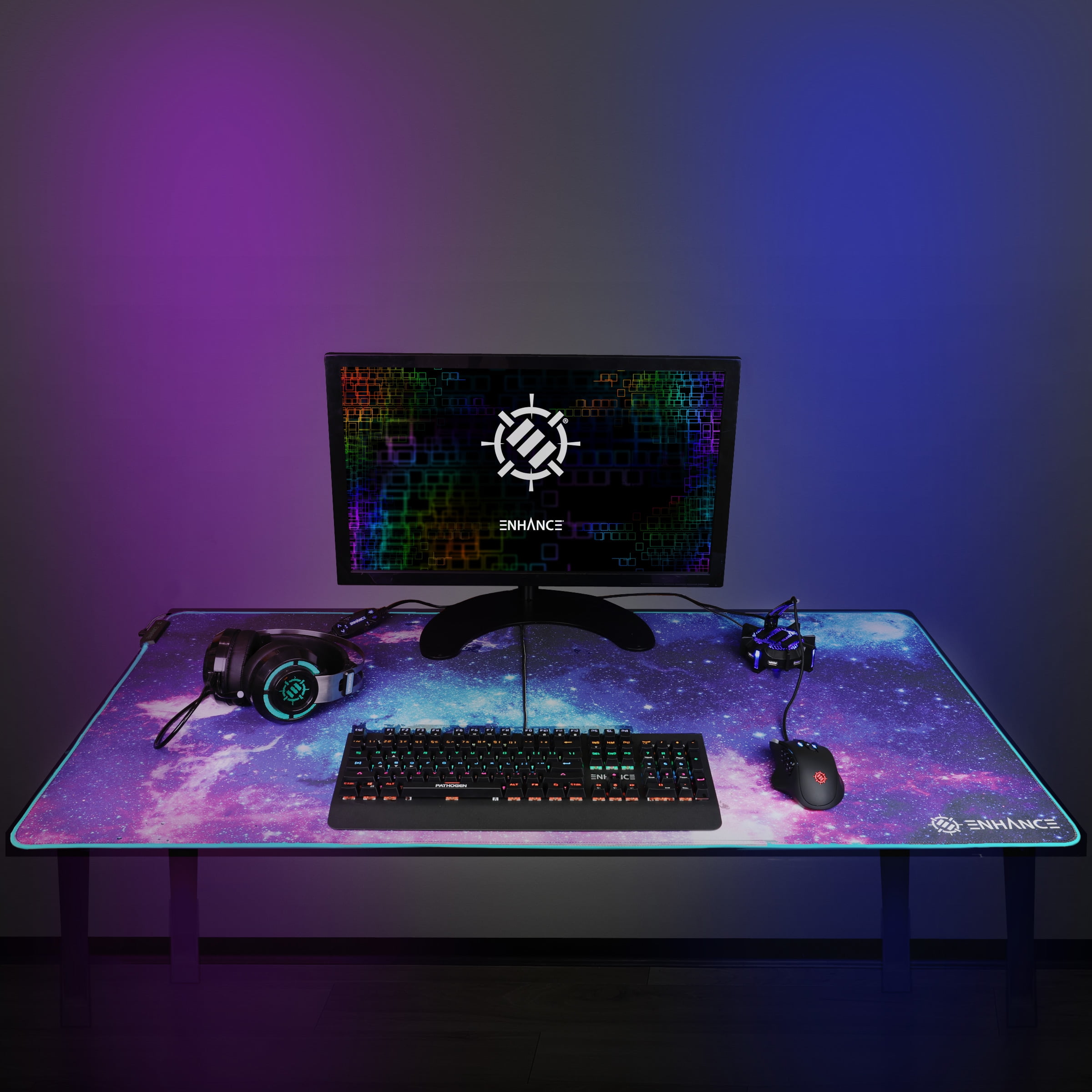  3XL Huge Mouse Pads Oversized (48''x24'') - Extra Large Gaming  XXXL Mousepad for Full Desk - Super Thick Nonslip Rubber Base and  Waterproof Desktop Keyboard Extended Mouse Mat (Black, XXX-Large) 
