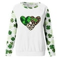 thumbnail image 3 of Fashion Women's Print Round-Neck Pullover Long Sleeve Comfortable Blouse Sweatshirt, 3 of 3
