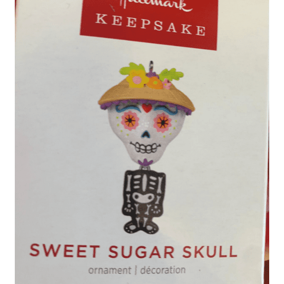 Hallmark 2022 Mini Sweet Sugar Skull Christmas Ornament New With Box
