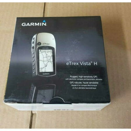 Garmin eTrex Vista H Handheld GPS Rugged High-Sensitivity GPS Camping Hiking