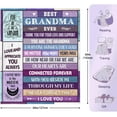 thumbnail image 5 of Mothers Day Blanket Gifts for Grandma, Grandma Gift Ideas, Best Grandma Birthday Gifts, Grandma Gifts from Granddaughter, Great Grandma Gifts Blanket 50"x60", 5 of 5