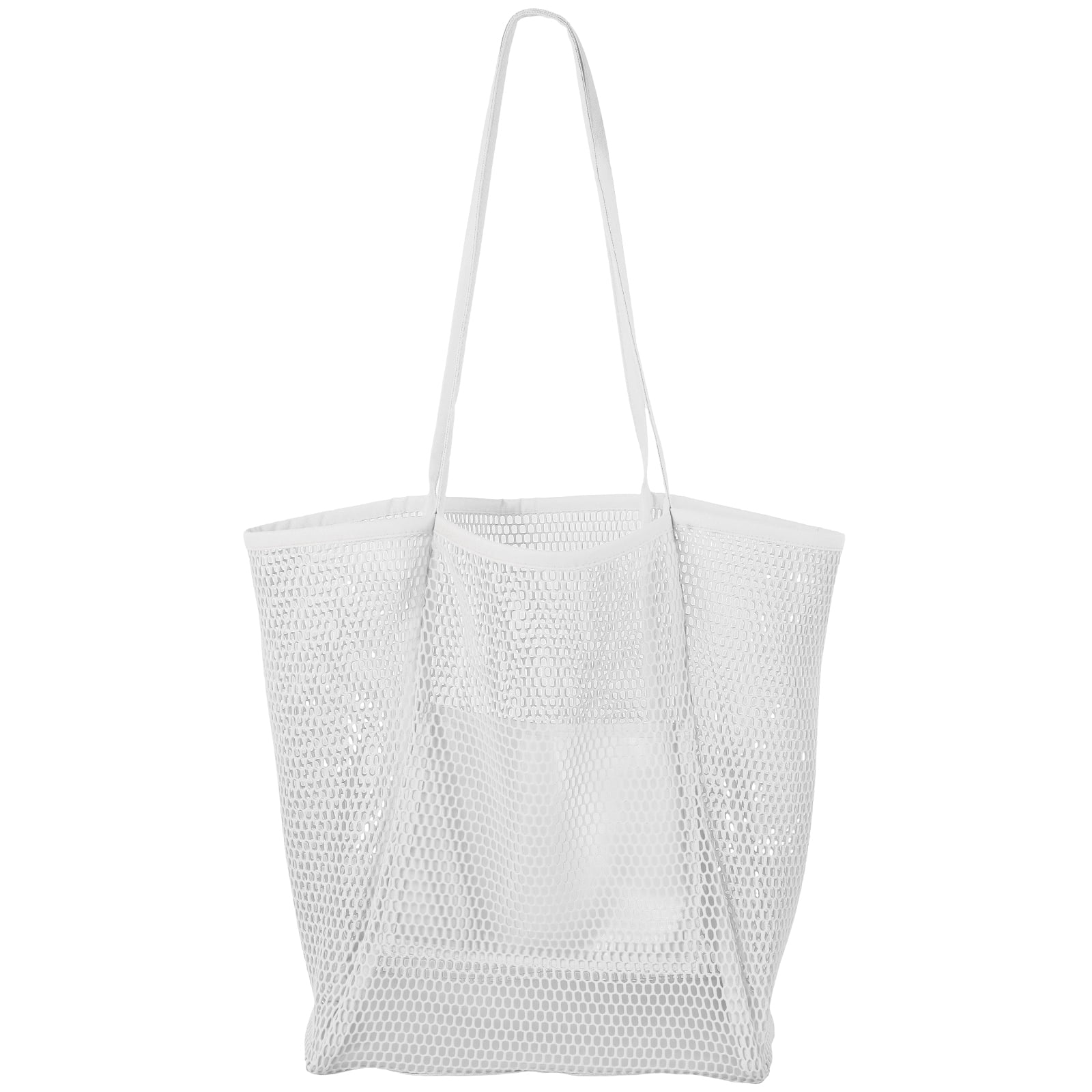 Ikoopy Mesh Beach Bag Extra Large Beach Tote Bags Lightweight Foldable