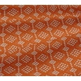 thumbnail image 4 of oneOone Cotton Jersey Orange Fabric Geometric Bandhani Sewing Material Print Fabric By The Yard 58 Inch Wide, 4 of 4