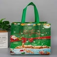 thumbnail image 4 of Christmas Gift Bags, Christmas Tote Bags with Reinforcement Handles, Christmas Treat Bags, Multifunctional Non-Woven Christmas Bags for Gifts Wrapping Shopping, Xmas Party Supplies, 4 of 4