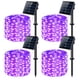 thumbnail image 1 of Guirnalda de luces solares JMEXSUSS, paquete de 4, 33 pies, color morado, 100 LED, 1 of 9