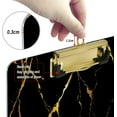 thumbnail image 4 of FMSHPON Black Gold Marble Clipboard Hardboard Wood Nursing Clip Board and Pull for Standard A4 Letter 13x9 inches, 4 of 8