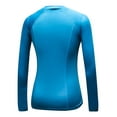 thumbnail image 2 of Women Long Sleeve Velvet Compression Quick Dry Sports Running Athletic T-shirts Tops, 2 of 2