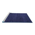 thumbnail image 2 of Ahgly Company Machine Washable Indoor Rectangle Oriental Blue Industrial Area Rugs, 3' x 5', 2 of 4