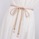 thumbnail image 3 of Women's Fashion Belt Style Waist Chain Rope Braided Dress Belt Casual Thin Belt For Ladies Dress1pcsgray, 3 of 5