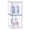 2 Tall, variant on Sorbus Small Acrylic Storage Drawers, Clear Baby Organizer Bins, 4-Pack