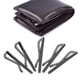 thumbnail image 5 of Clip para dinero en efectivo, 5 piezas Clip para dinero en efectivo Clip para billetera Clip en efectivo con resorte elaborado por expertos, 5 of 9
